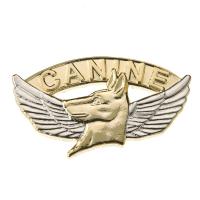 K9 Wing Pin (GOLD)